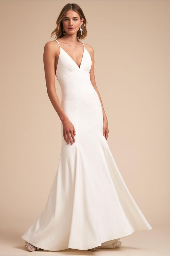 Jenny Yoo Estelle Gown - Elegant Wedding Dress for Brides | Perfect for Formal Weddings & Special Occasions