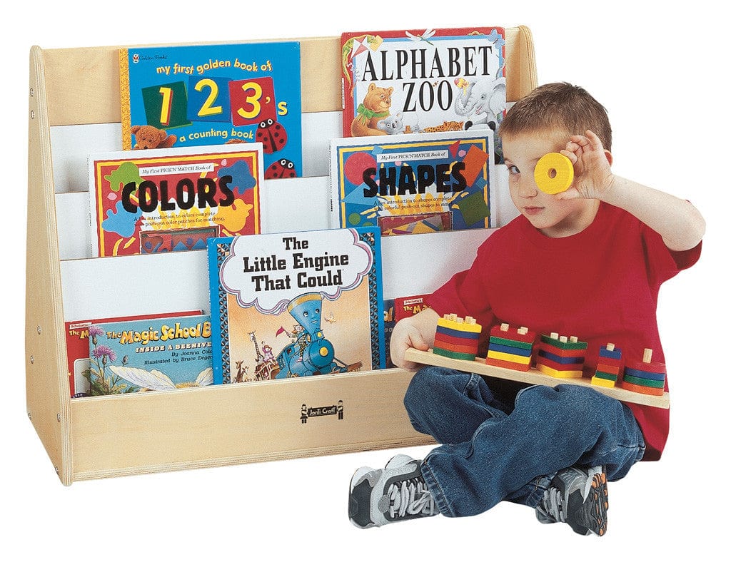 Jonti Craft One-Sided Small Pick a Book Stand - Durable Kids Book Holder for Classroom, Library & Home Reading Nook