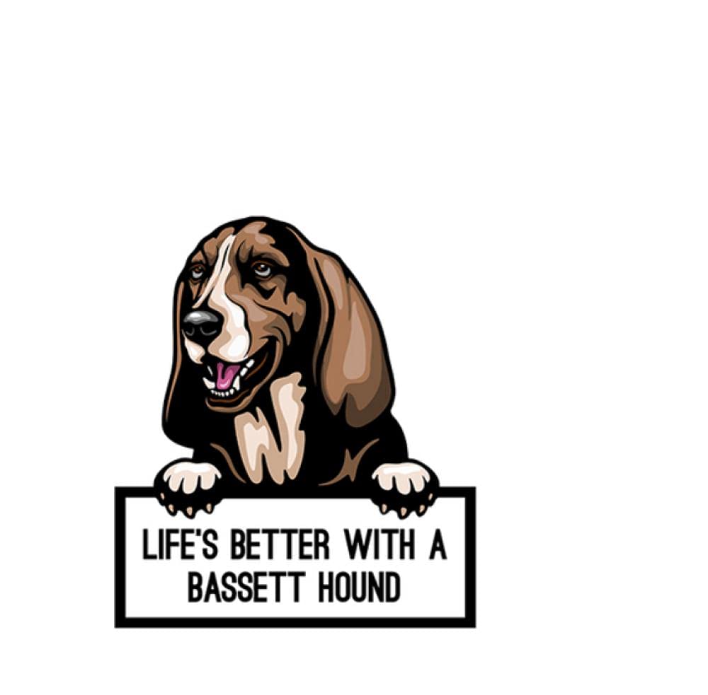 Funny Cartoon Dog Car Stickers - 18X23Cm Lovely Pet Puppy Decals for Car Body & Window - Waterproof Auto Decoration Accessories for Cars, Trucks, SUVs - Perfect for Personalizing Your Vehicle & Showing Pet Love