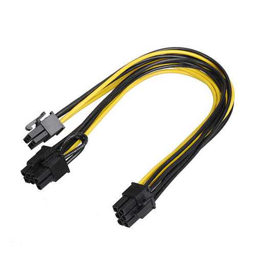 6-Pin PCIe Power Cable for EXP GDC Beast Laptop External GPU Dock - Compatible with External Graphics Card Enclosures & Gaming Laptops - Perfect for eGPU Setups, Mining Rigs & PC Upgrades