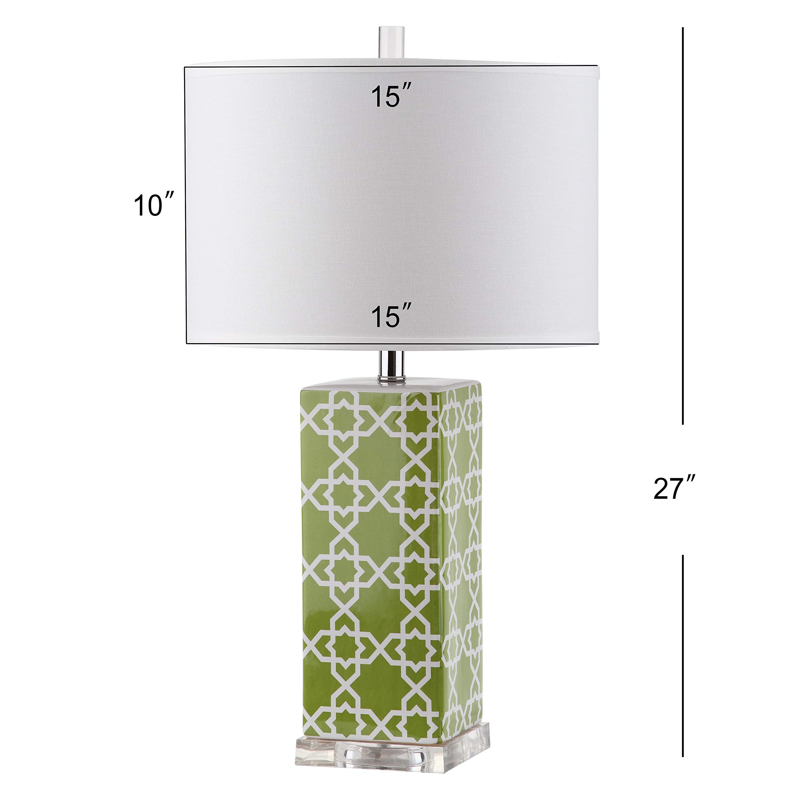 SAFAVIEH Quatrefoil Modern Table Lamp Set of 2 - 27