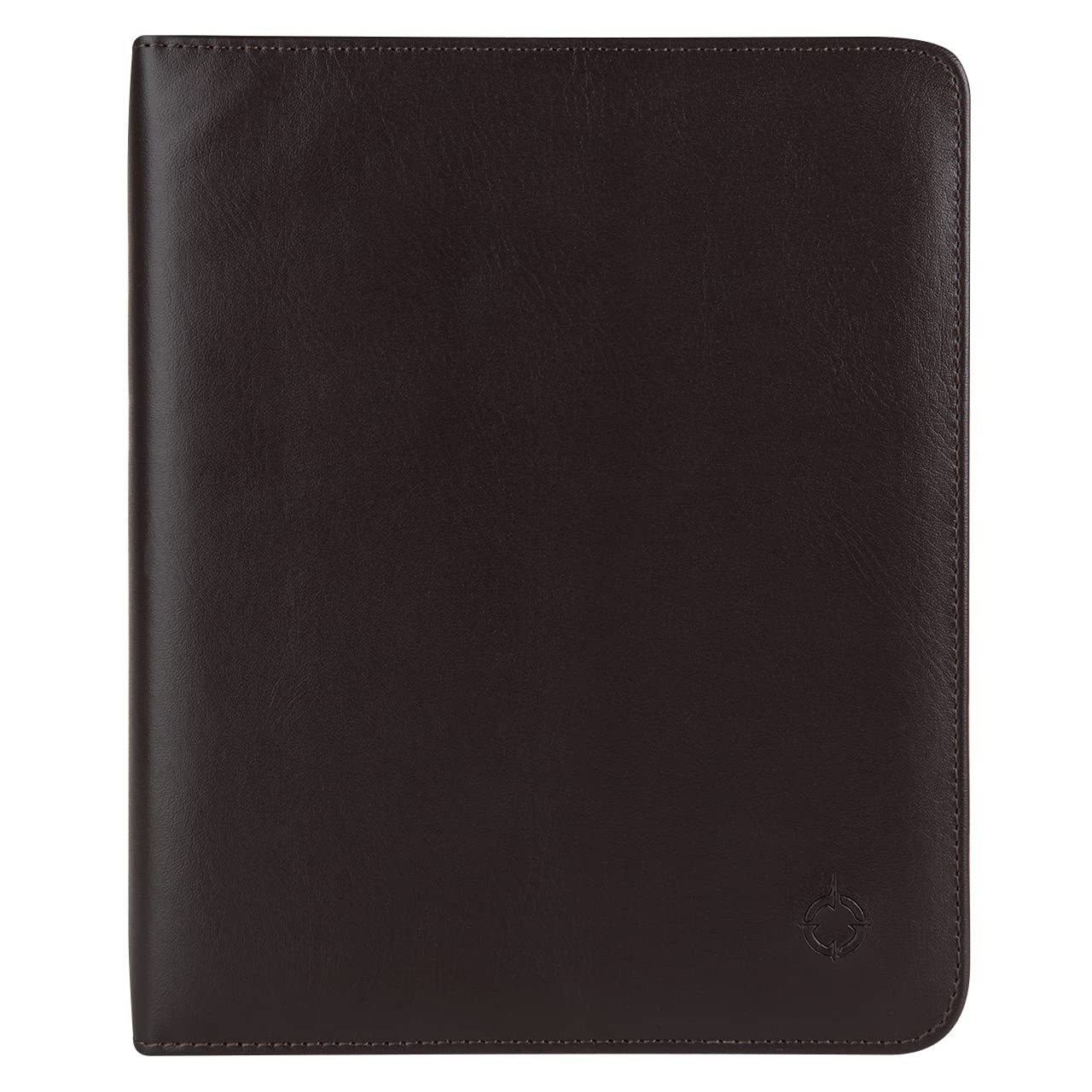 FranklinCovey Basics Vinyl Open Binder - Classic Dark Brown 3-Ring Binder for Office, School & Business Organization | Durable Document Organizer for Professionals & Students