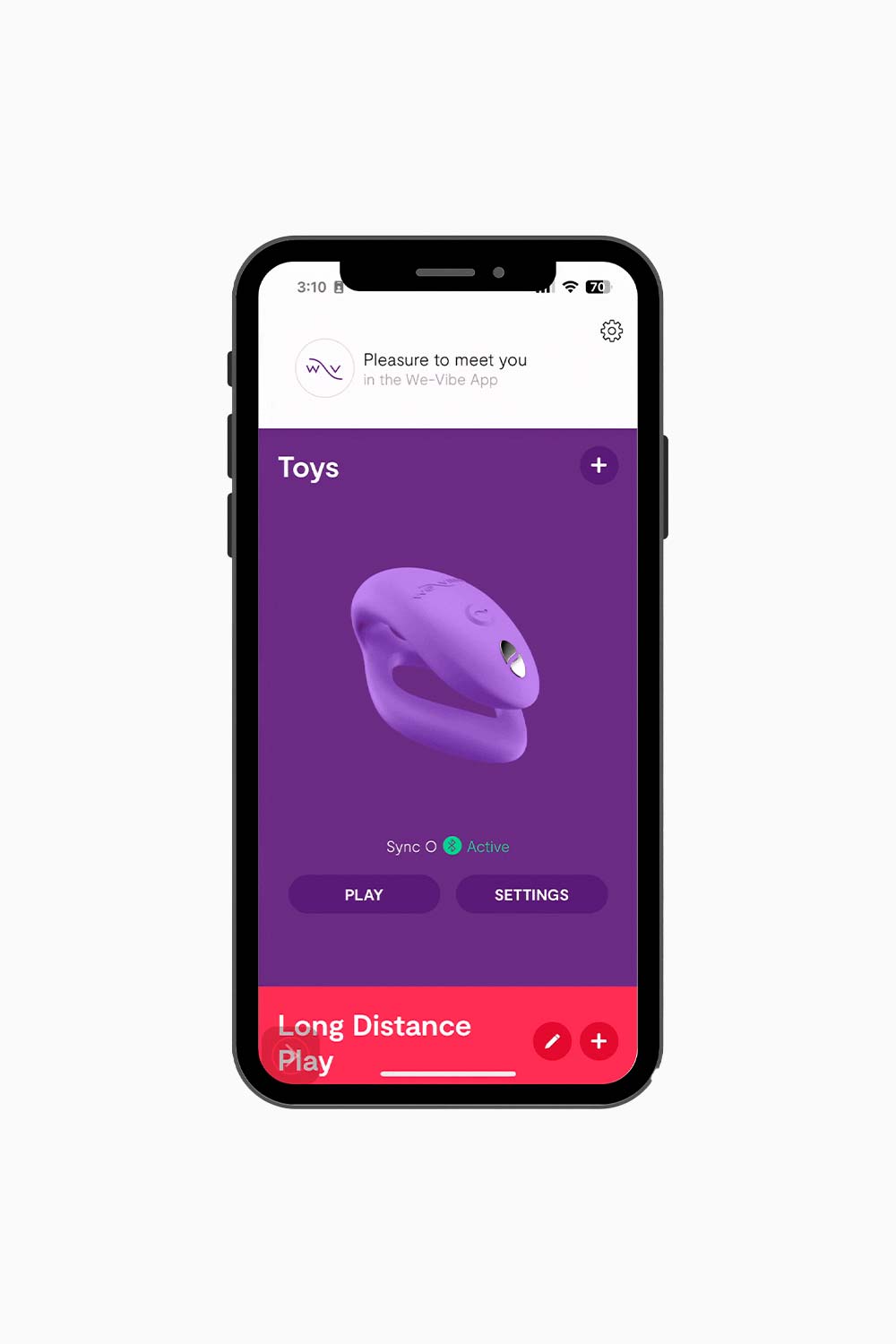 SYNC O | Couples Vibrator with App Control - Remote & Long Distance Play, Perfect for Romantic Nights & LDR Intimacy