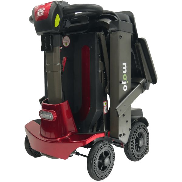 Mojo Manual Folding Scooter - Lightweight & Portable Mobility Aid for Adults & Seniors - Perfect for Travel, Shopping & Outdoor Activities