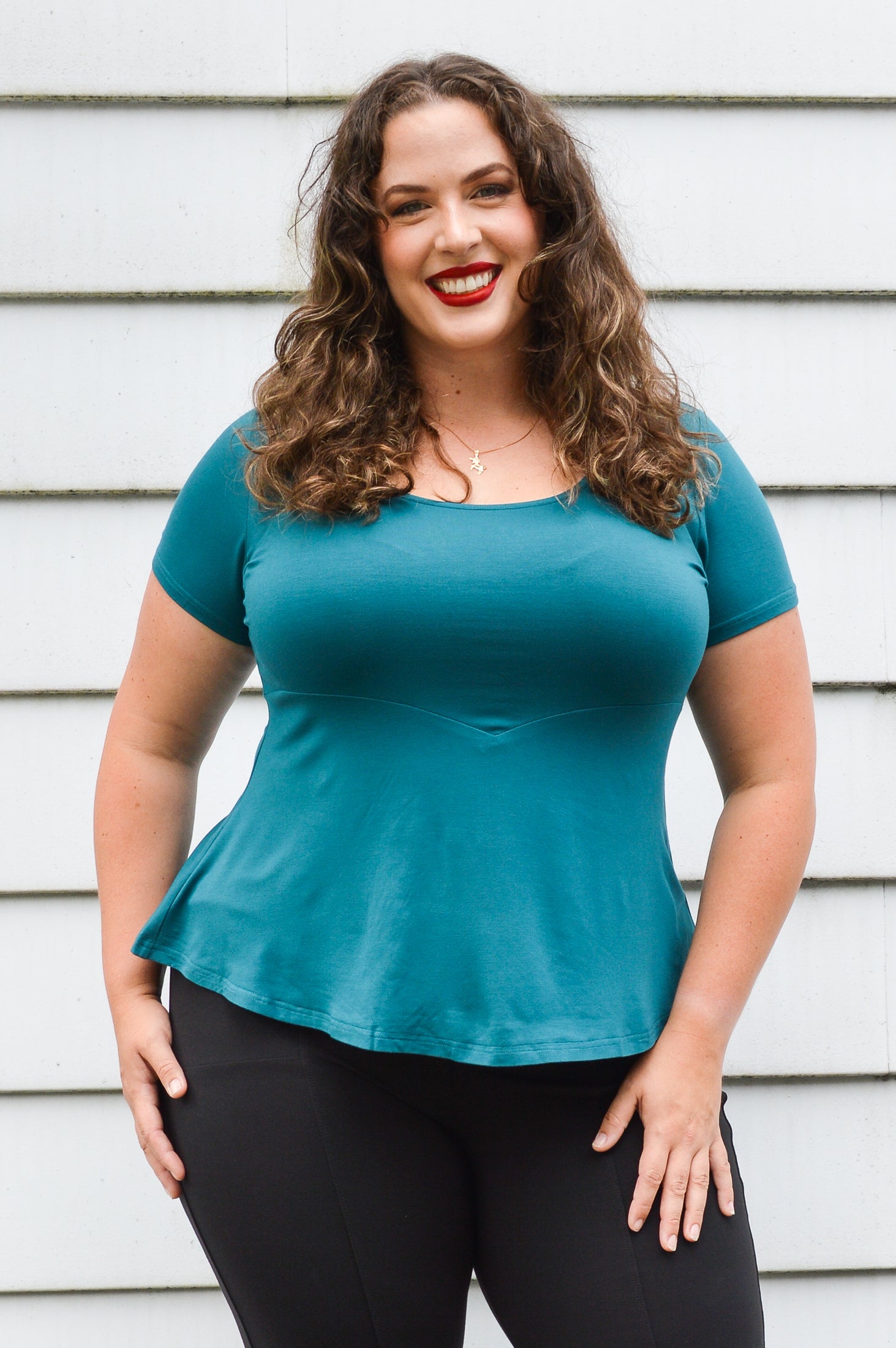 Premium Kim Cap in Teal - Soft & Breathable Bamboo Fabric - Perfect for Yoga, Running & Outdoor Activities