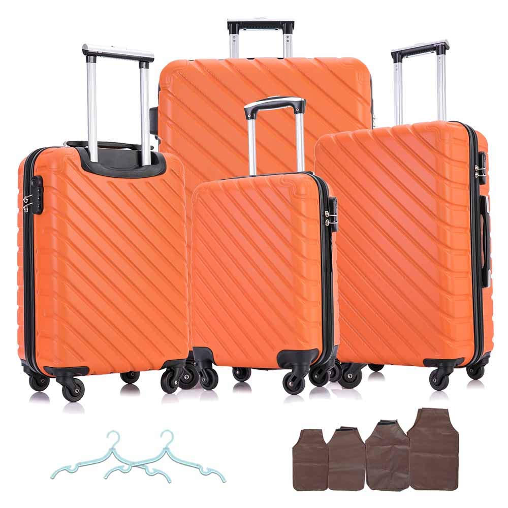Apelila 4-Piece Hardshell Luggage Set with Spinner Wheels - 20