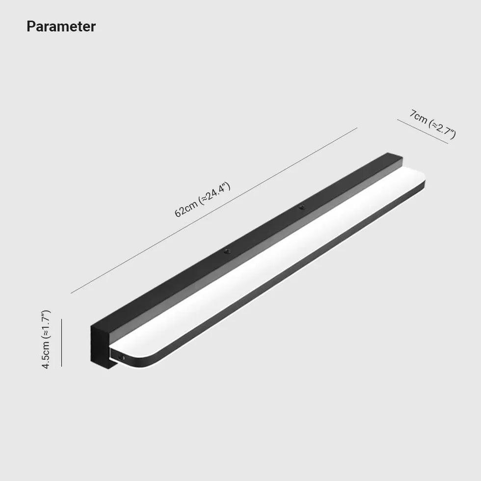 Premium Stainless Steel LED Mirror Lights - Adjustable Brightness, Energy-Efficient Vanity Mirror Lighting for Bathroom, Makeup, Salon & Home Decor