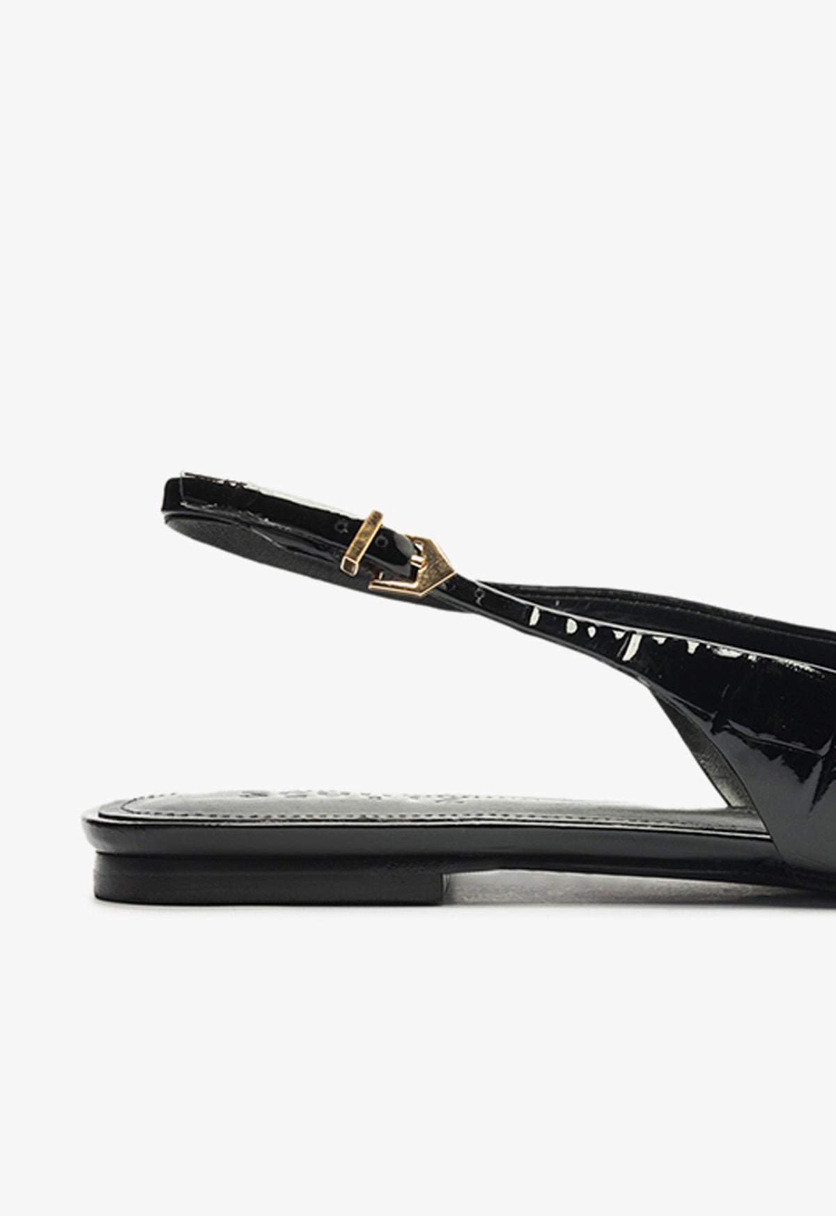 Paola Black Leather Flat Shoes for Women - Comfortable & Stylish Loafers for Work, Travel & Everyday Wear