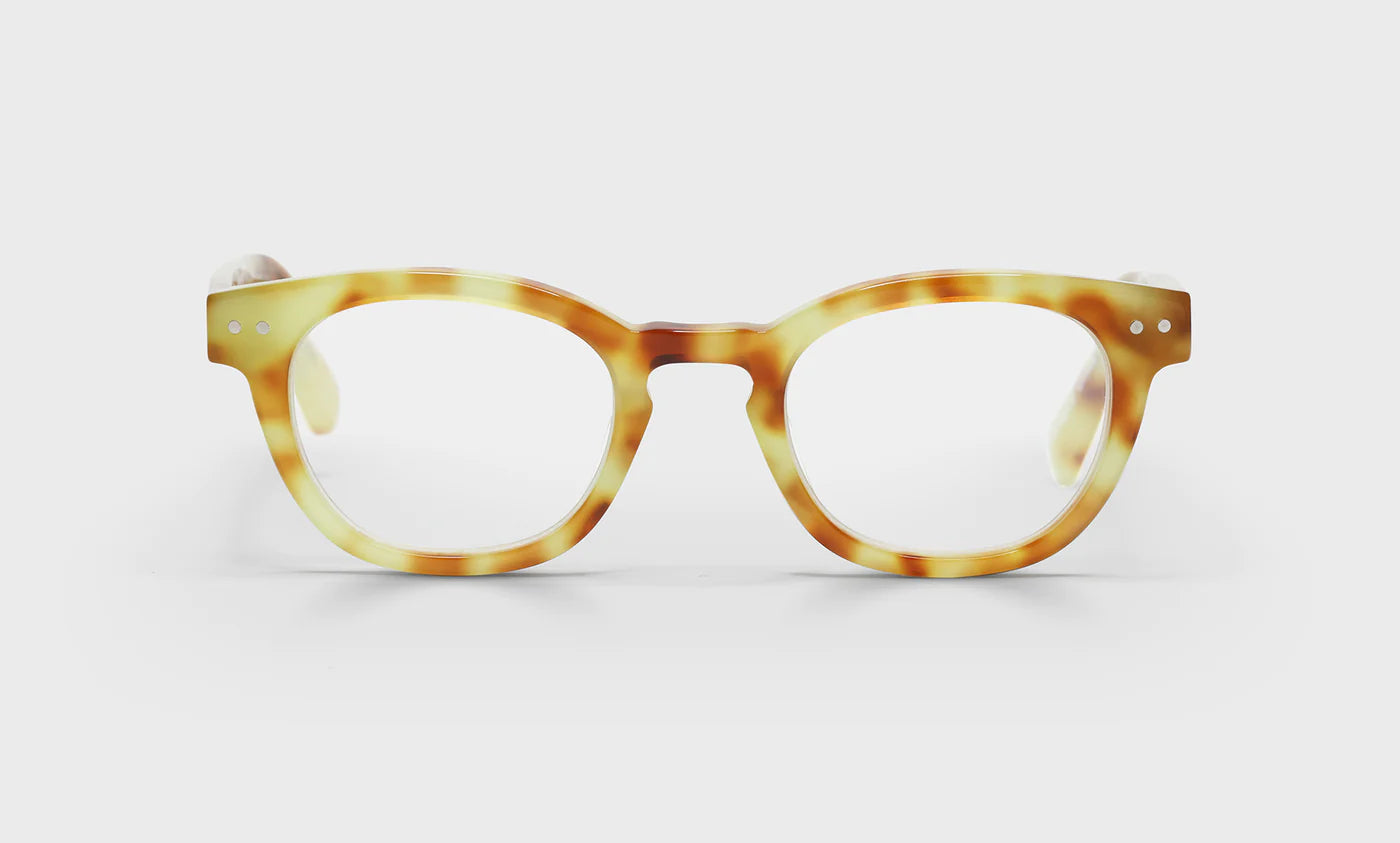 Waylaid Average Color 04 Caramel Tortoise Front and Temples - Stylish Tortoiseshell Glasses for Women & Men | Perfect for Reading, Driving & Fashion Accessories