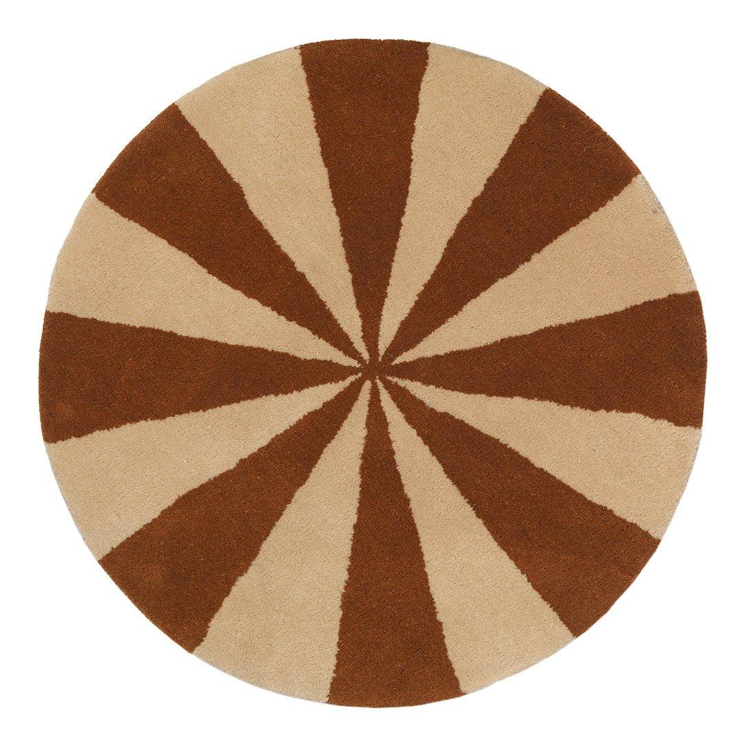 Ferm Living Arch Tufted Rug - Modern Handmade Wool Area Rug for Living Room, Bedroom & Nursery | Soft & Durable Home Decor