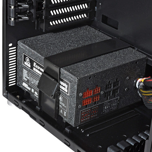 Lian Li Tool-Free Power Supply Mounting Kit - Black (PT-PMK-B) for Easy PC Build & Upgrade | Compatible with ATX Cases