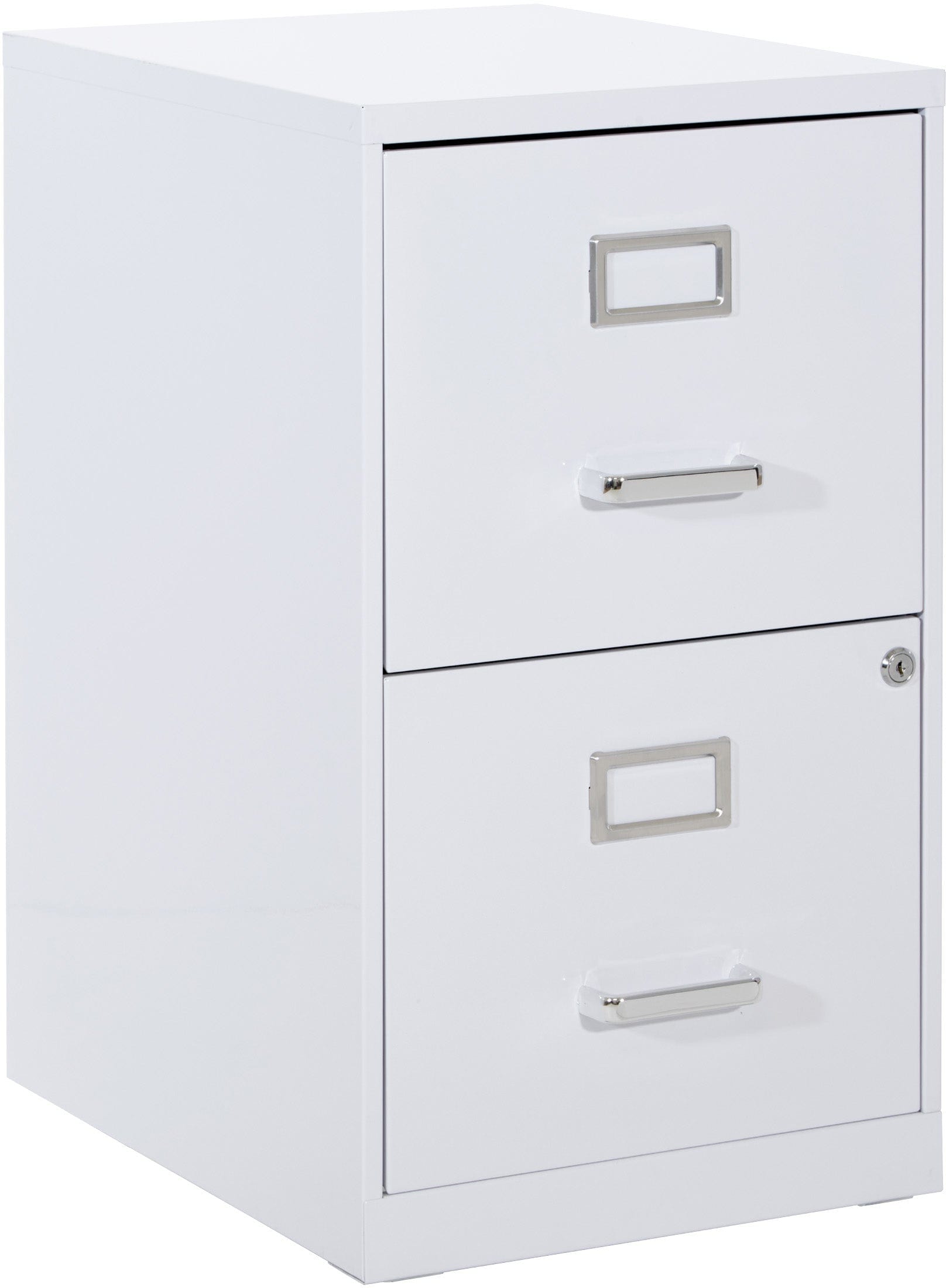 Office Star 2-Drawer Metal File Cabinet - Letter Size, Black, Heavy Duty Steel Storage for Documents & Folders - Perfect for Home Office, School, or Workplace Organization
