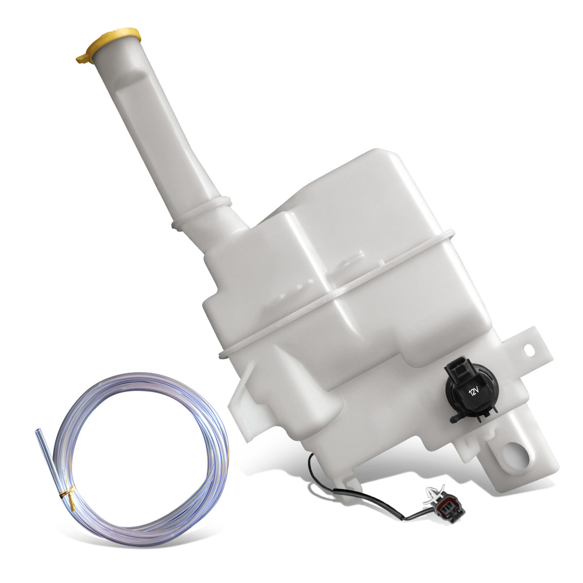 06-07 Mazda 6 Windshield Washer Reservoir Tank with Level Sensor & Pump - Replacement Washer Fluid Bottle for Mazda 6 Sedan - Perfect for Windshield Cleaning & Maintenance