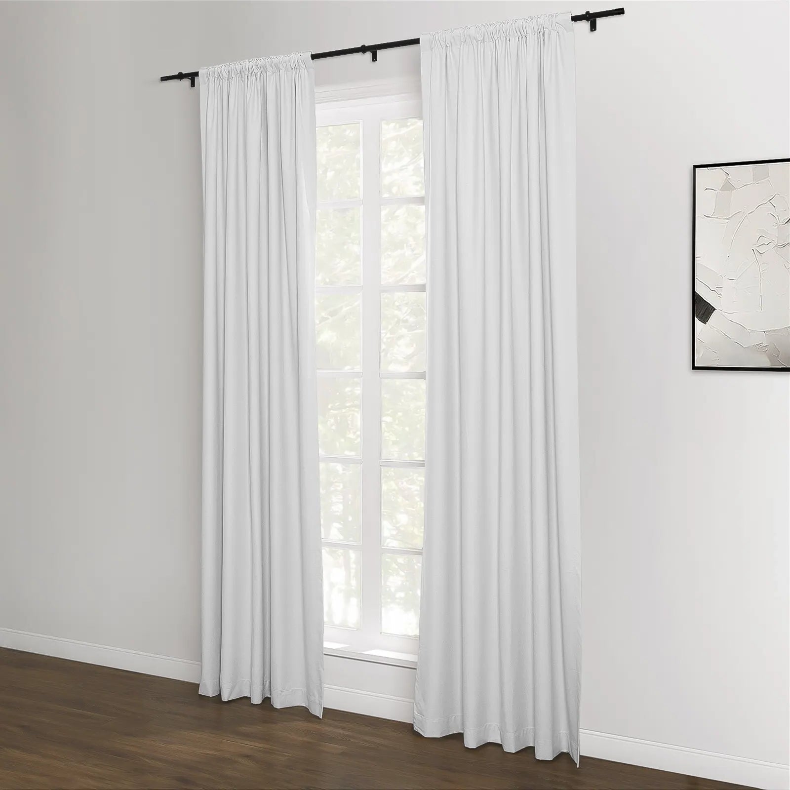 Lila 100% Blackout Curtains - Soft Blackout Drapes for Bedroom & Nursery - Light Blocking Window Treatments for Better Sleep