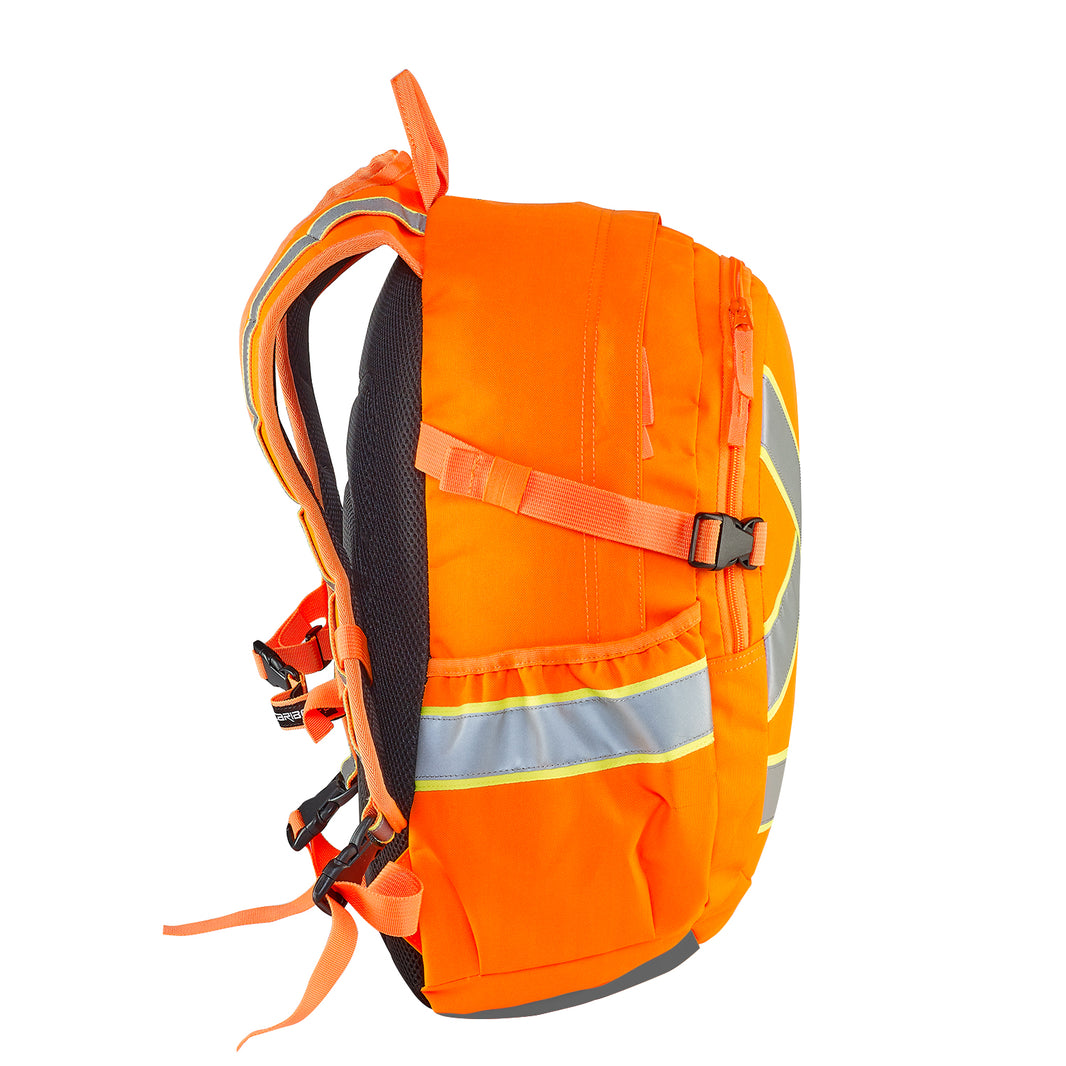 Caribee Switch Back 32L Orange High Visibility Backpack - Durable Hiking & Travel Backpack for Outdoor Adventures & Commuting