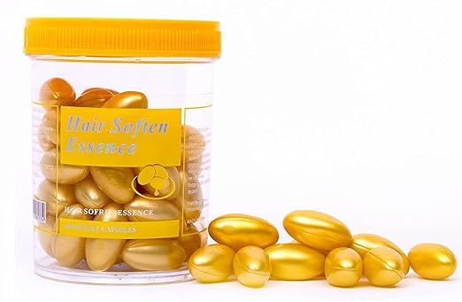 Angelie Vitamin E Hair Capsules for Hair Growth, Damage Repair, Anti-Dandruff & Shine - Reduce Hair Fall & Nourish Scalp for Healthy Hair - Perfect for Daily Hair Care & Styling Protection