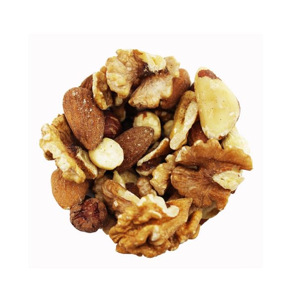Premium Whole Foods Mixed Nuts Deluxe - 250g No Peanuts | Healthy Snack for Office, Travel & Gifts | Non-GMO, Gluten-Free Nut Mix
