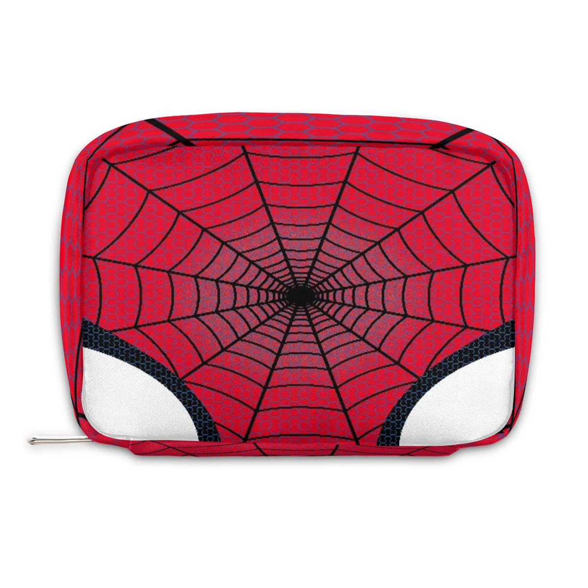 Kids Toiletry Bag for Boys - Waterproof Spider Web Design Travel Cosmetic Bag for Toddlers | Perfect for Weekend Trips, Sleepovers & Camping Accessories