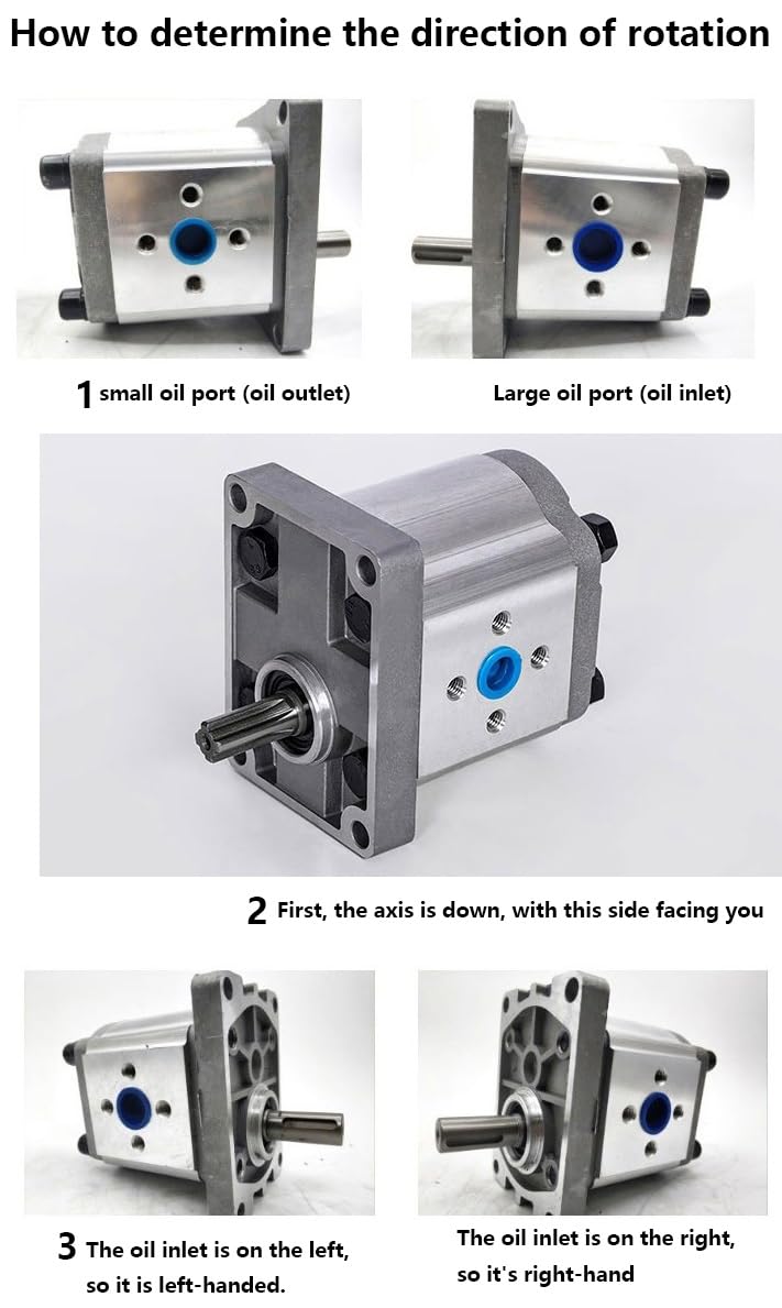 High-Pressure Hydraulic Gear Pump CBN-F310 Spline Left - Small Oil Pump for Industrial Machinery, Automotive, and Agricultural Equipment