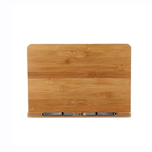 Adjustable Reading Stand for Tablets, Books & Recipes - Foldable & Portable Book Holder for Cooking, Studying & Office Use