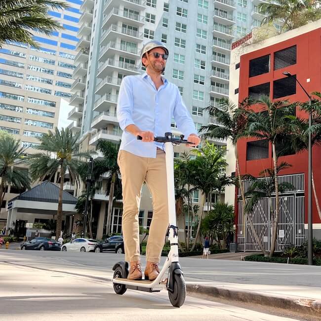 CityRider Portable All-Terrain Electric Scooter for Adults - Lightweight, Foldable & Long Range - Perfect for Short Commutes, Campus Travel & Urban Exploration