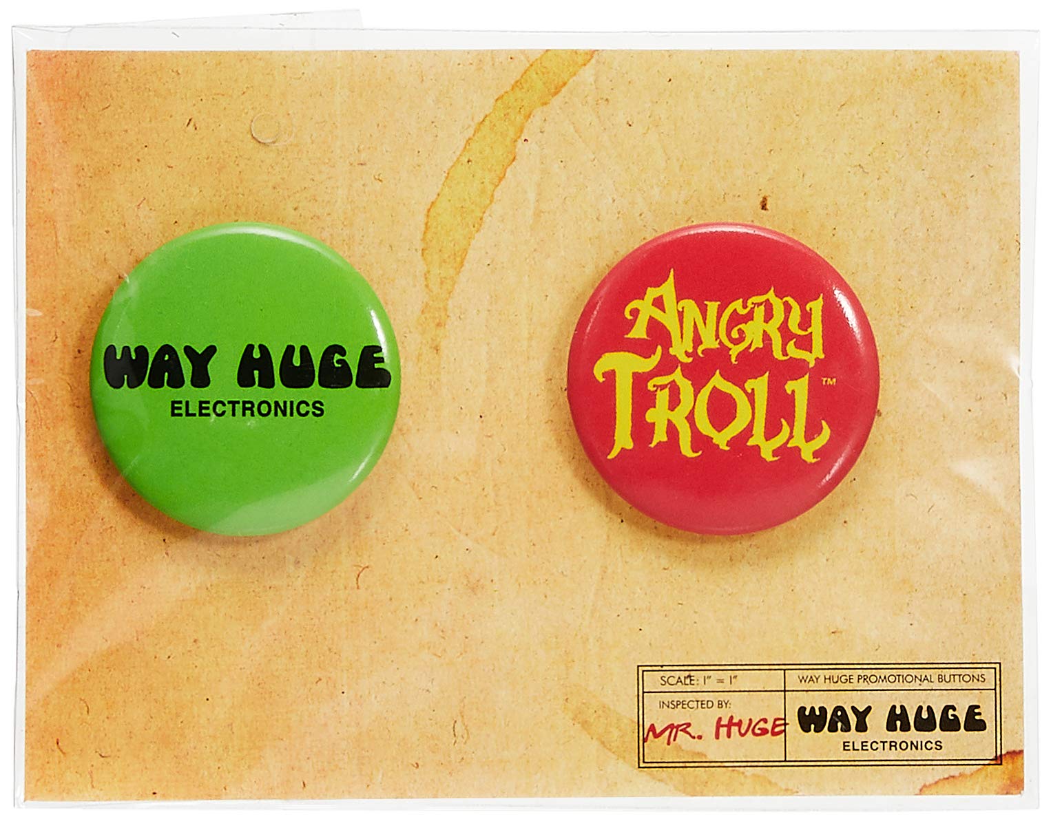 WHE101 Angry Troll Boost Guitar Effects Pedal - High Gain Overdrive for Electric Guitar - Perfect for Rock, Metal & Blues Performances