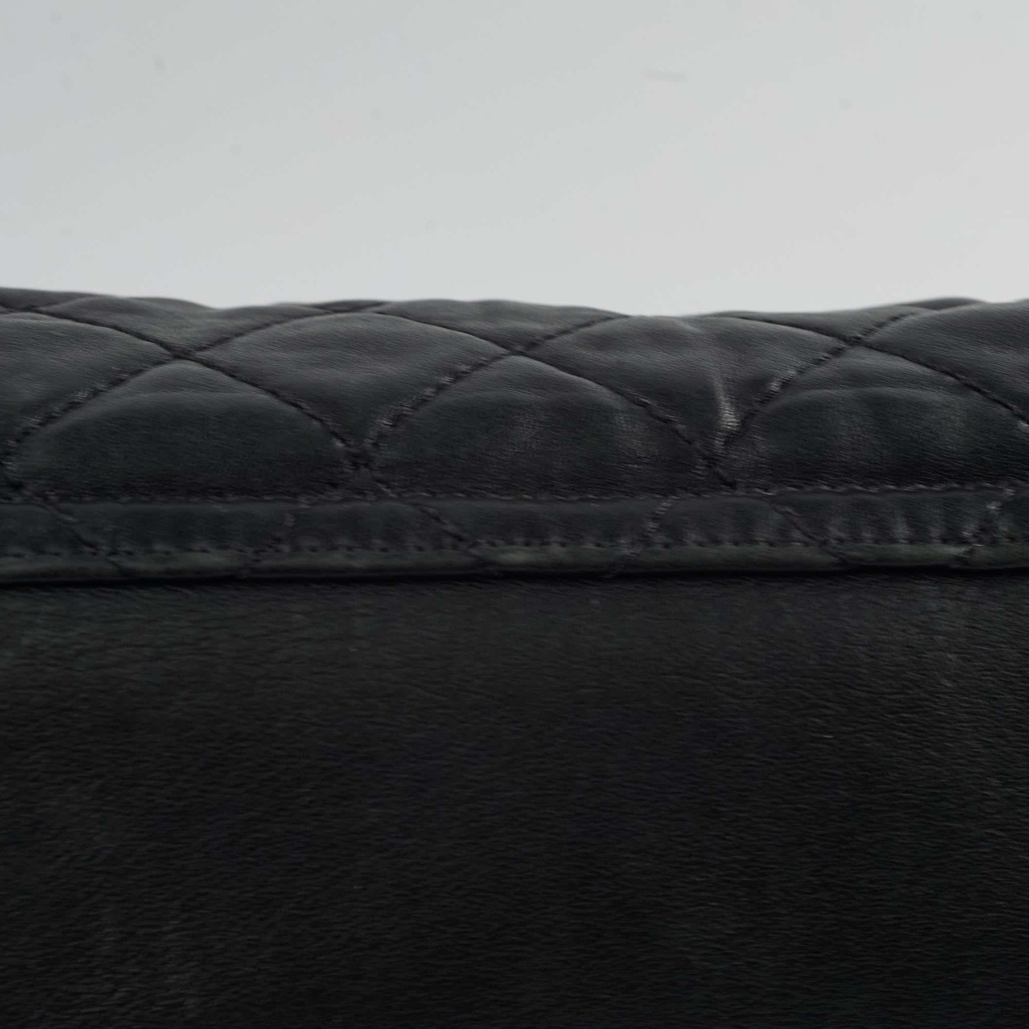 Authentic Chanel CC Lambskin Accordion Flap Bag Black 12 Series - Luxury Crossbody Purse for Women, Perfect for Date Night & Evening Events