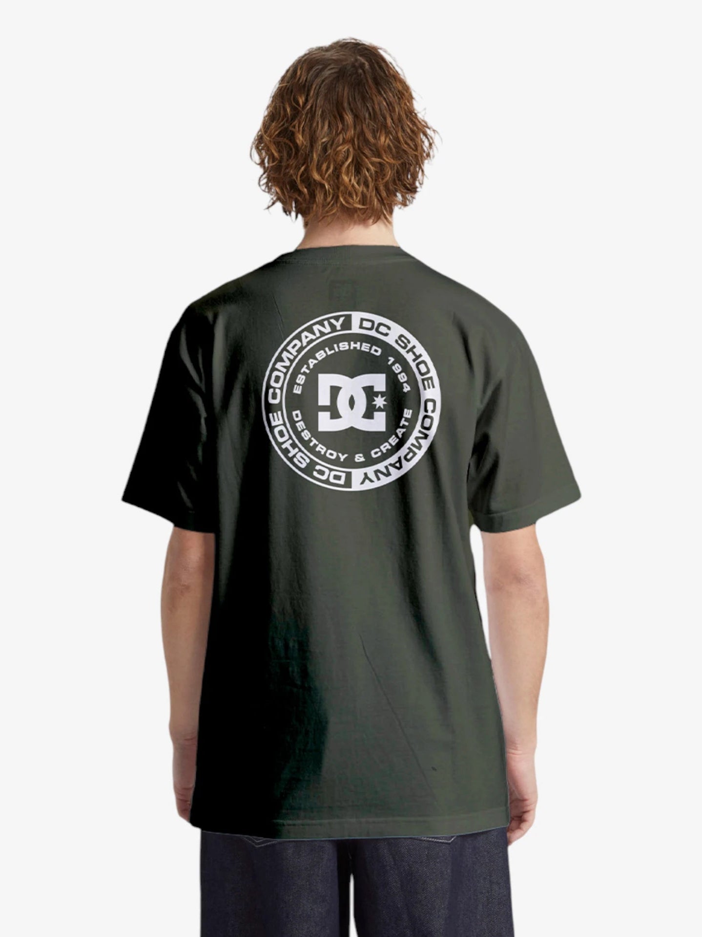 DC Comics Corporate Logo T-Shirt - Green Superhero Graphic Tee for Men, Women - Casual Wear, Cosplay, Comic Con, Gift for Fans