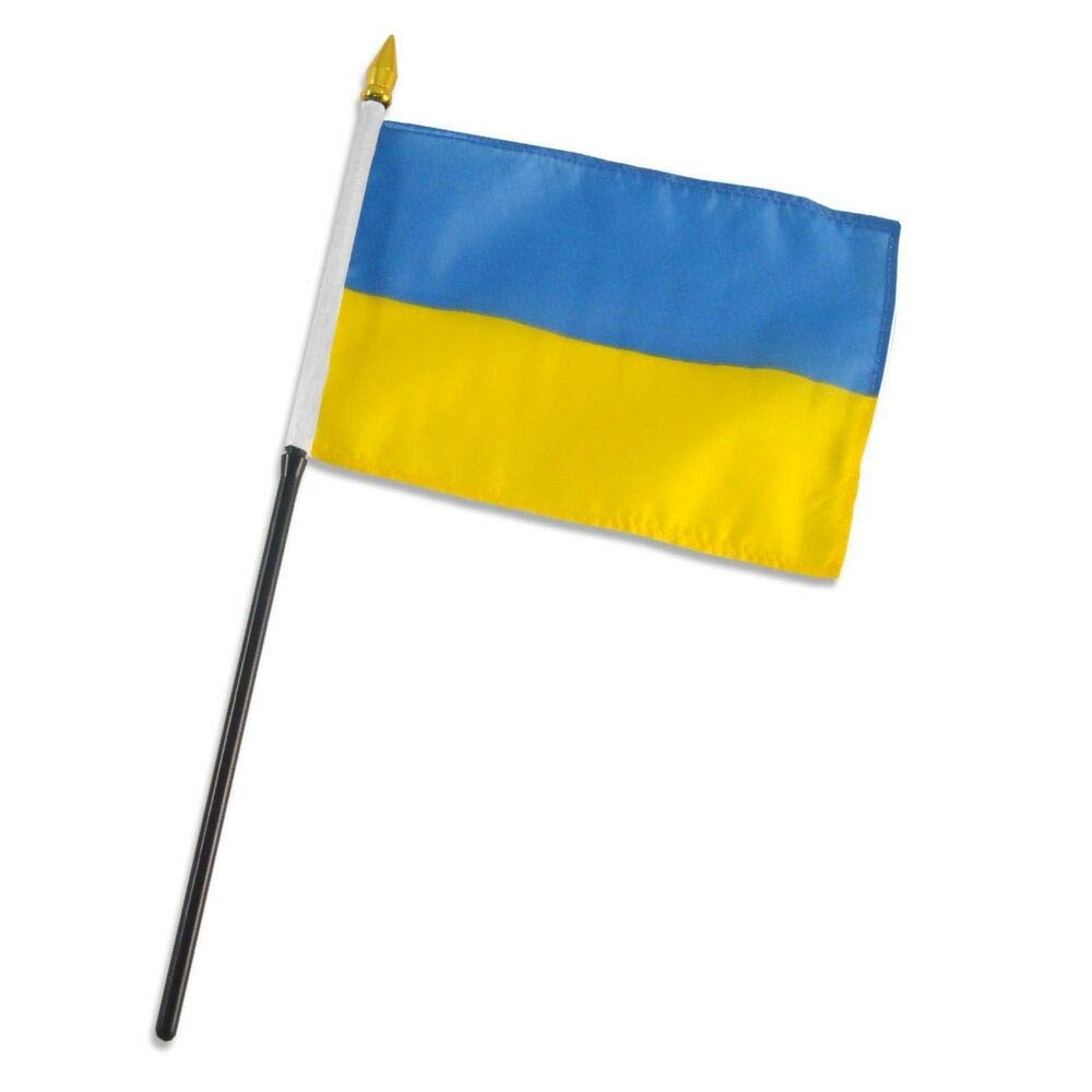 Ukraine Stick Flag 4