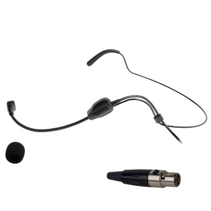 Enersound Wireless Headset Microphone - Compatible with Shure Lavalier Systems for Professional Audio, Live Performances & Public Speaking
