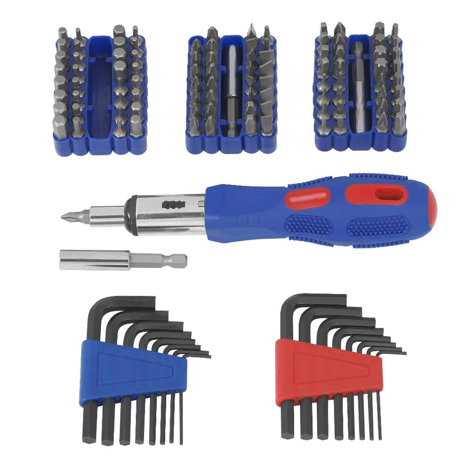201-Piece Mechanics Tool Kit & Socket Set - Professional Ratchet Spanner, Wrenches, Pliers & Screwdrivers for Home Repair, Auto Maintenance & DIY Projects