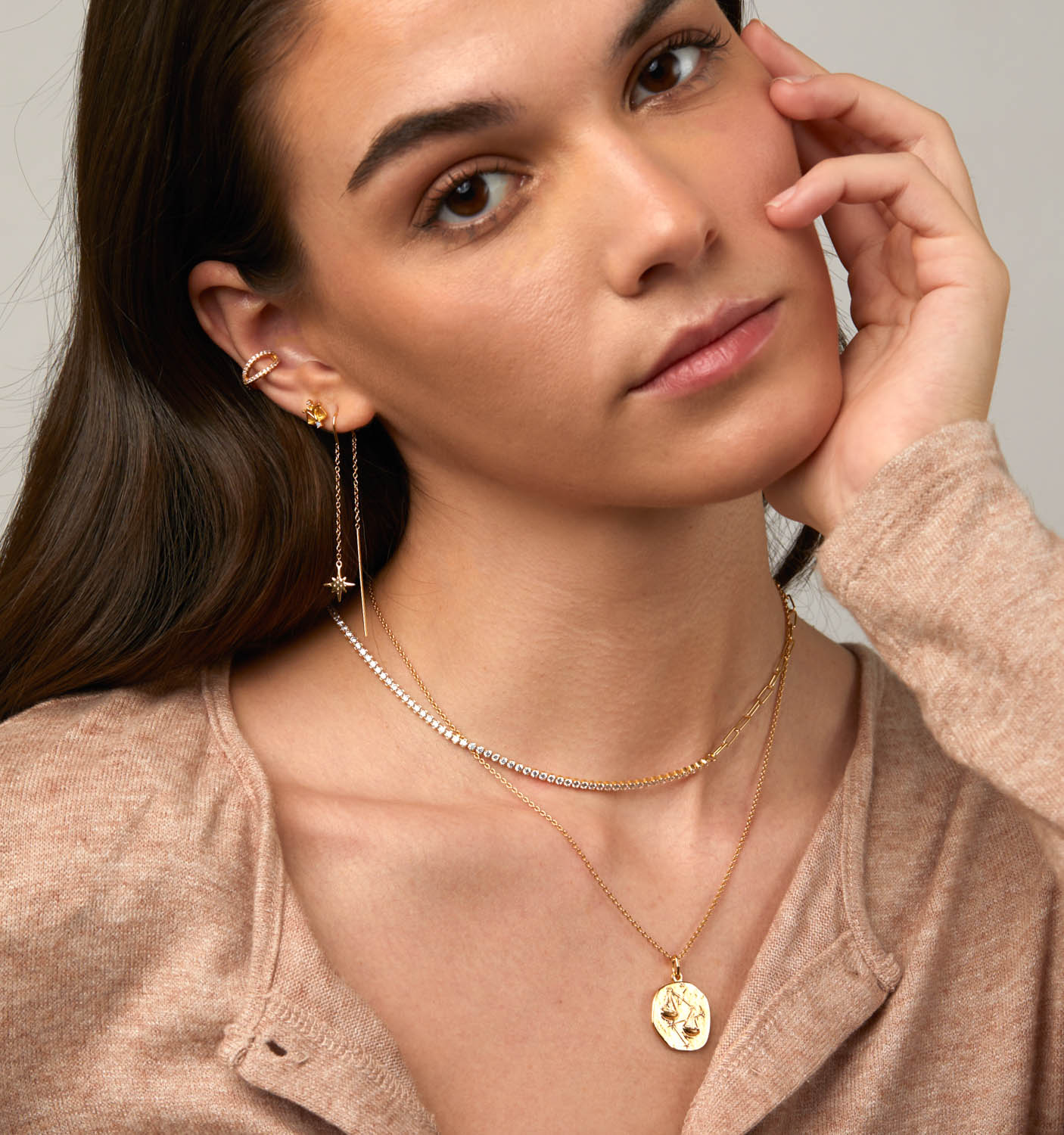 Libra Zodiac Earrings for Women - Sterling Silver Constellation Jewelry - Perfect for Birthdays, Gifts & Daily Wear