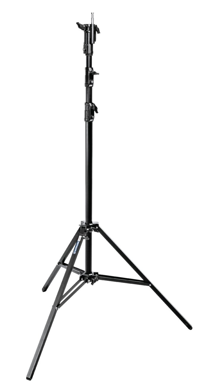 Avenger A1035B Aluminum Light Stand 11 Feet with Carrying Case - Heavy Duty Tripod Stand for Photography & Video (Black) - Perfect for Studio, Outdoor Shoots & Live Streaming