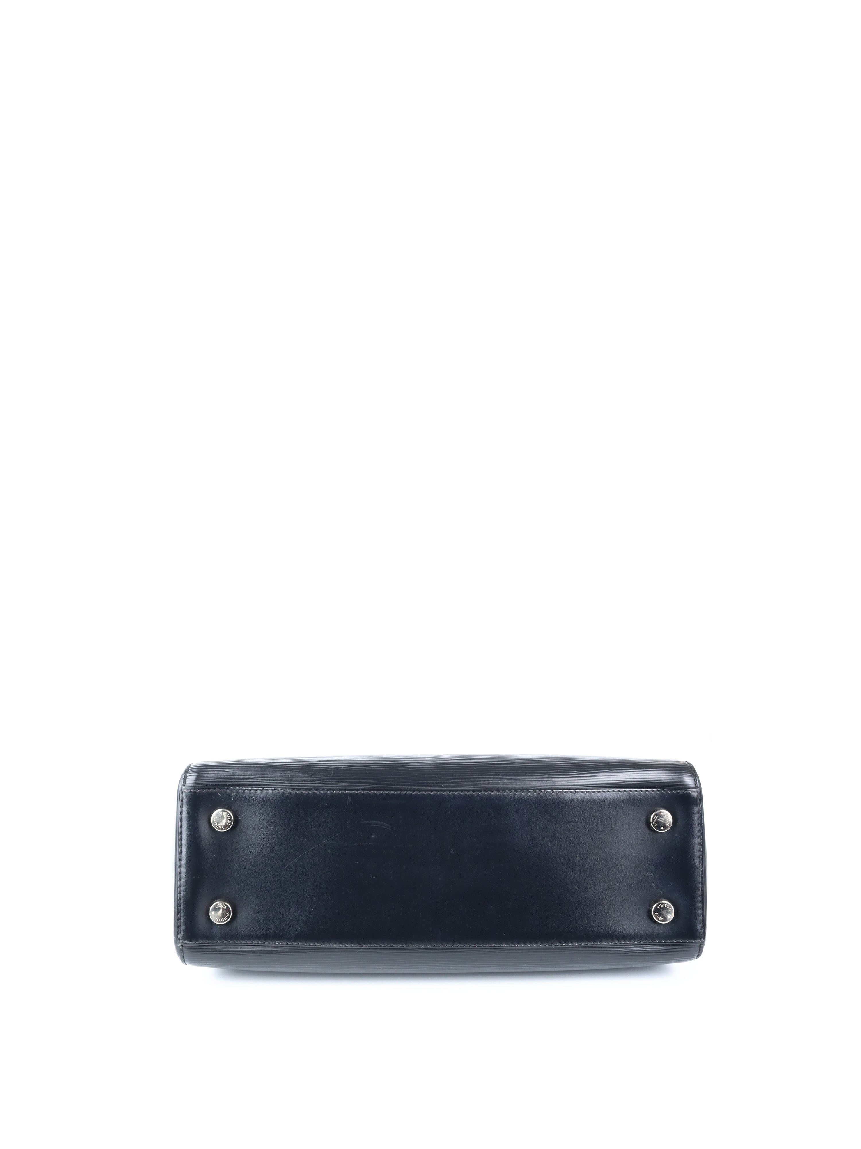 Authentic Louis Vuitton Black Epi Leather Brea MM Handbag - Luxury Tote for Women, Perfect for Work, Travel & Everyday Use