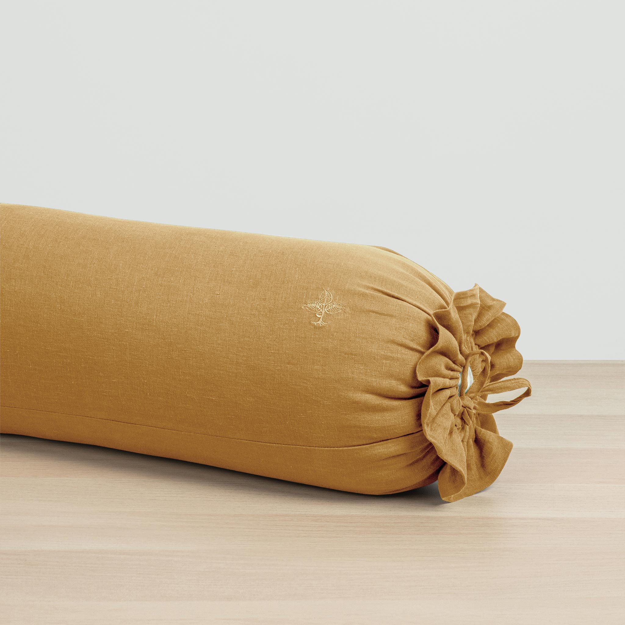 Heveya® Premium Linen Bolster Pillow Case - Organic & Breathable for Yoga, Meditation & Home Decor