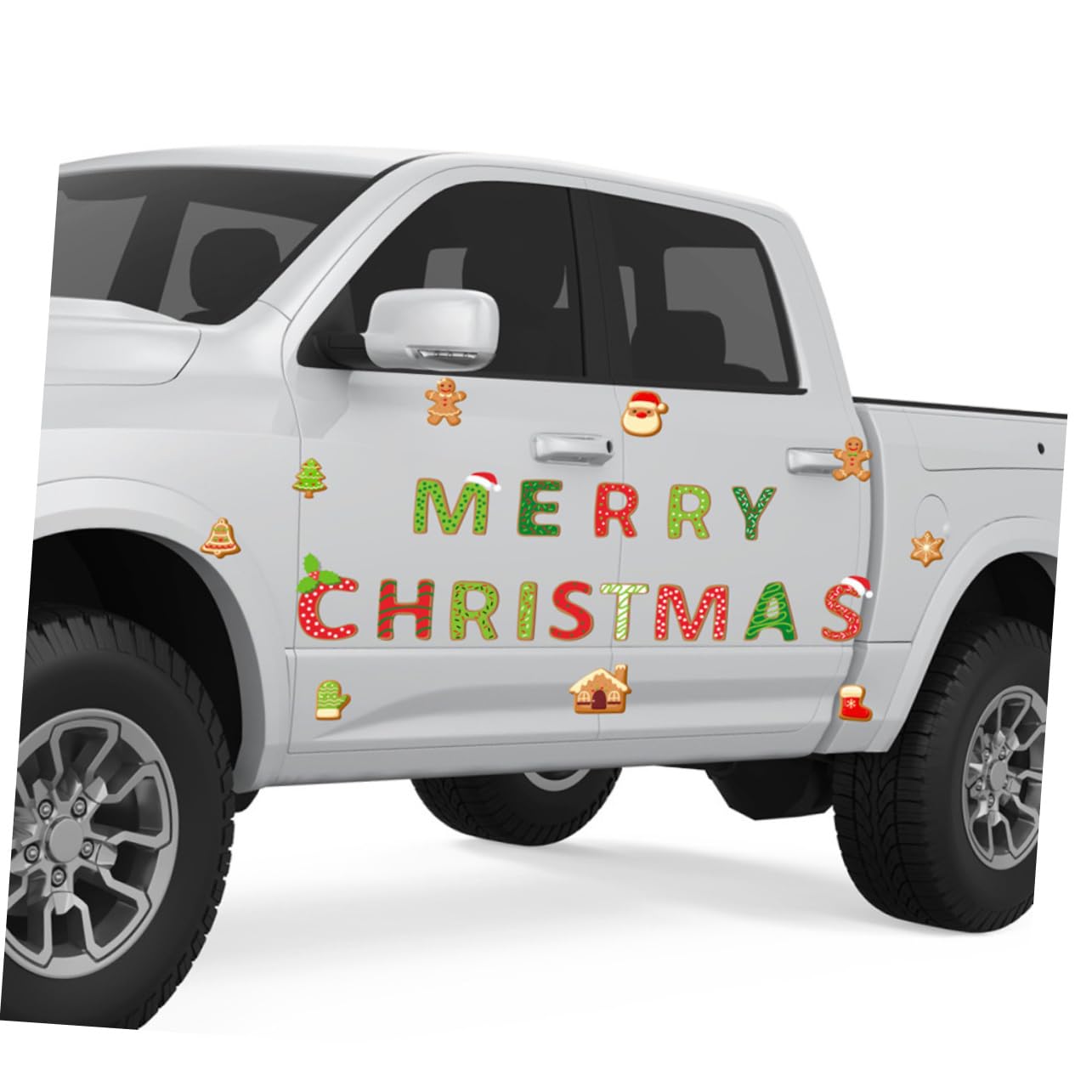 INOOMP 5 Sets Christmas Decor Magnets - Holiday PVC Stickers for Garage Door, Fridge & Metal Surfaces - Xmas Party & Home Decoration Supplies