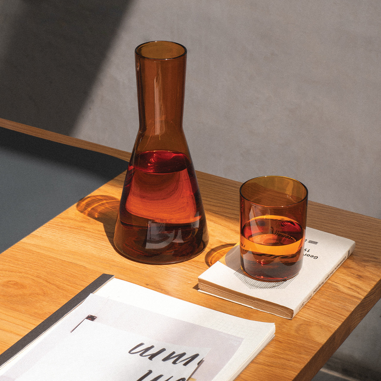 725ml Elegant Glass Carafe and Cup Gift Set - Perfect for Coffee, Tea, Juice & Water Serving at Home, Office or Parties