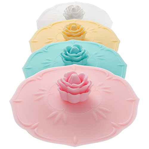 4 Count Rose Lids