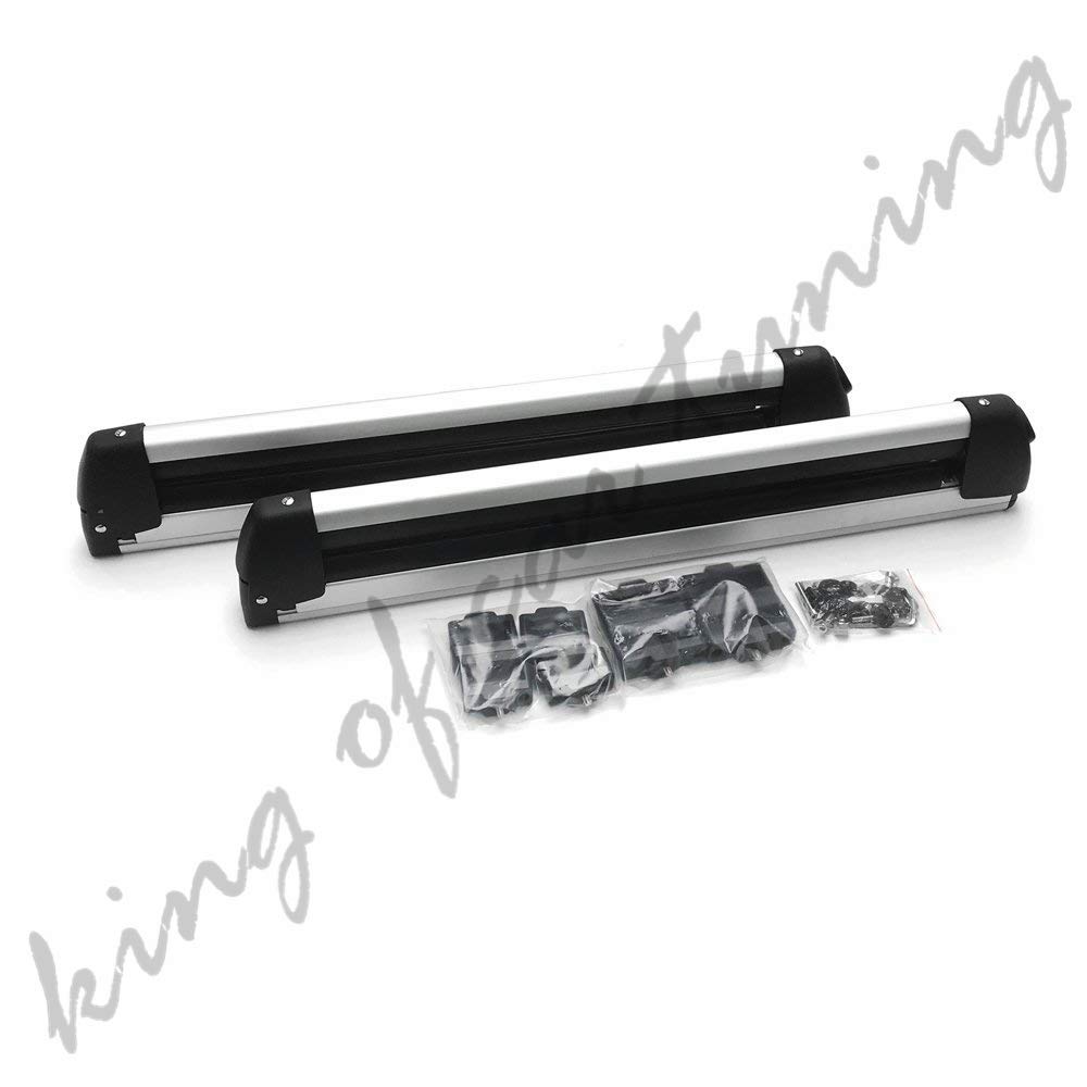 Black Crossbars Roof Rack for KIA Telluride 2019-2020 | Heavy Duty Ski Snowboard & Luggage Carrier | Perfect for Road Trips & Outdoor Adventures