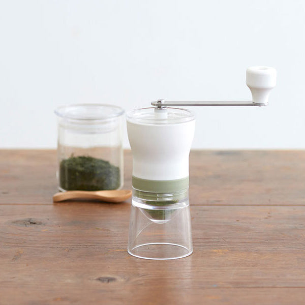 Hario Chaco Tea Mill - Premium Handheld Ceramic Tea Grinder for Loose Leaf Tea & Matcha - Perfect for Home Brewing, Tea Ceremonies & Gifting