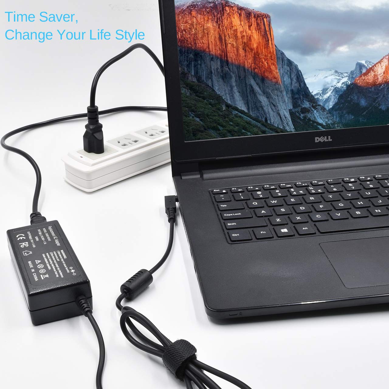 65W AC Adapter Charger for Acer Chromebook 15/14/13/11 R11 N15Q8/N15Q9/N15Q10 CB3/CB5 C720/C720p C738T/C731/C740 & Aspire 3/5 Swift Spin 1/3/5 - Replacement Laptop Power Supply with Cord - Perfect for Home, Office & Travel Use