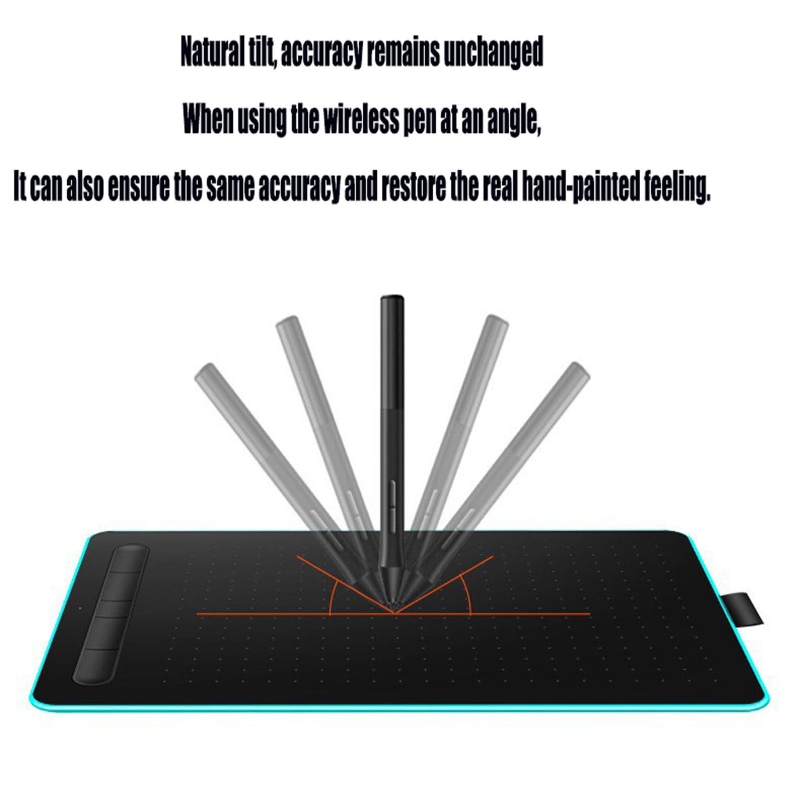 SKUBIS Passive Digital Drawing Tablet for Computer & Phone - Compatible with PC, Mac, Android for Graphic Design, Sketching & Online Teaching (Red) - Perfect for Artists, Designers & Remote Educators
