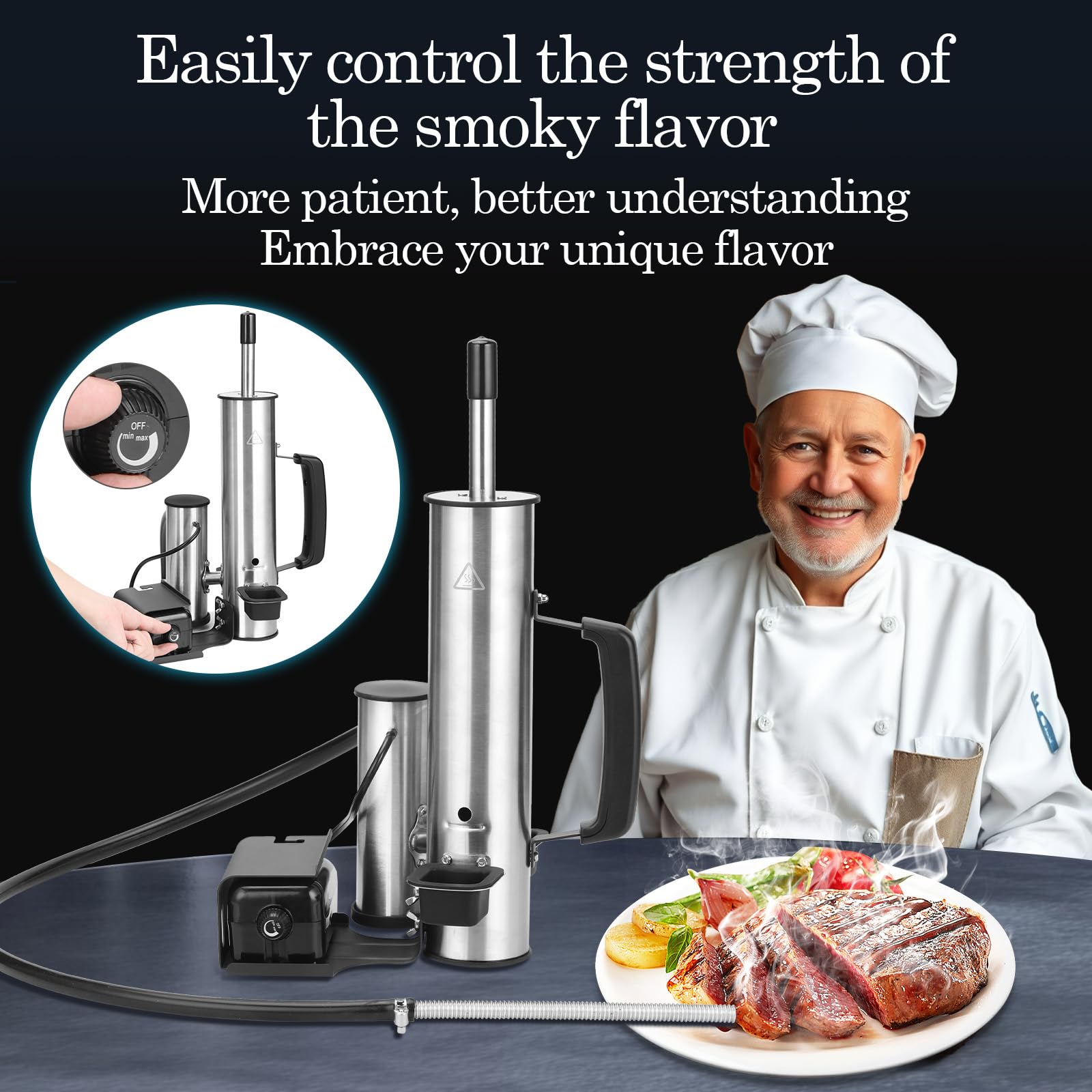 Upgraded Smoke Tube for Cold Smoking - Stainless Steel Smoke Generator with Wood Chips, Compatible with Gas Grill & Blackstone Griddle - Perfect for Camping, Backyard BBQ & Cold Smoking Cheese, Meat, Fish & More