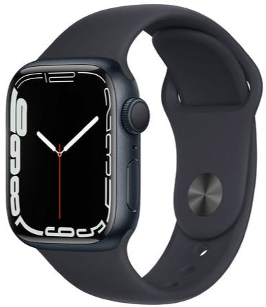 Apple Watch Series 7 45mm GPS + Cellular Smartwatch - Midnight Aluminum Case with Midnight Sport Band - Water Resistant Fitness Tracker, Heart Rate Monitor & Sleep Tracking - Perfect for Running, Swimming & Daily Activity Tracking