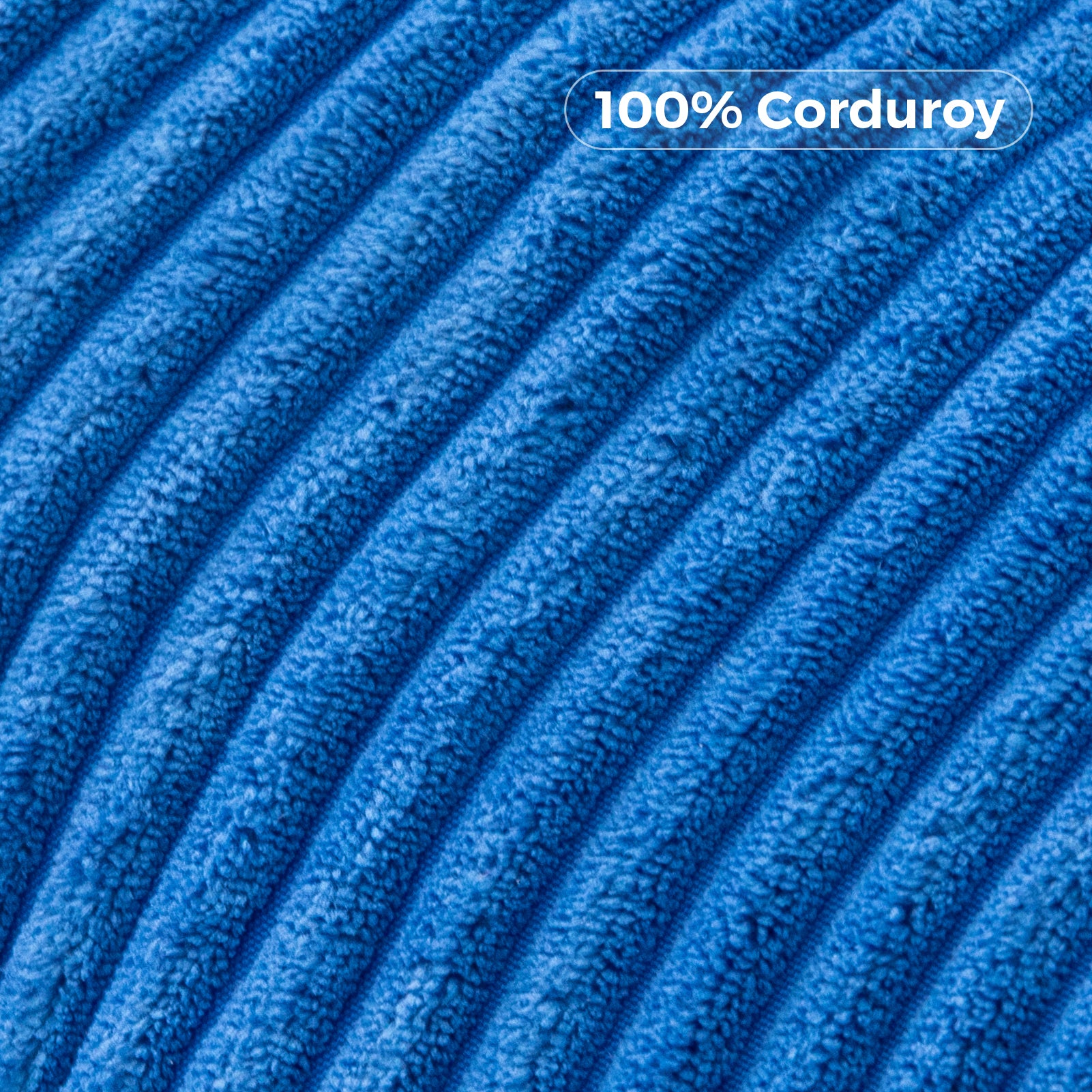 MAXYOYO Kids Bean Bag Chair - Soft Corduroy Bean Bag Couch with Armrests for Boys & Girls, Comfortable Seating for Bedroom, Playroom & Dorm (Blue) - Perfect for Reading, Gaming & Relaxing