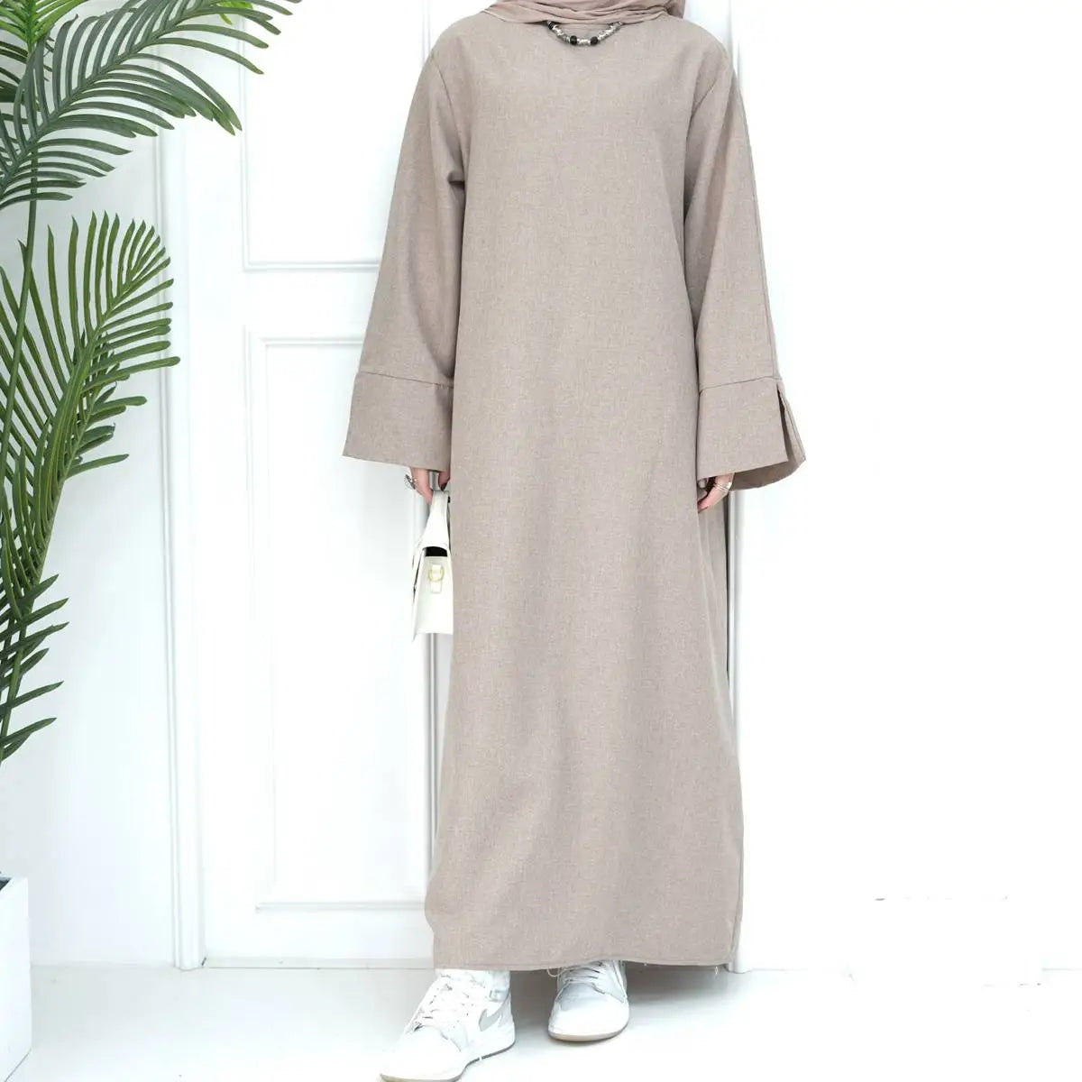 Turkish Loose Abaya Dress for Women - Comfortable Daily Wear Islamic Modest Clothing for Prayer, Mosque & Casual Outfits