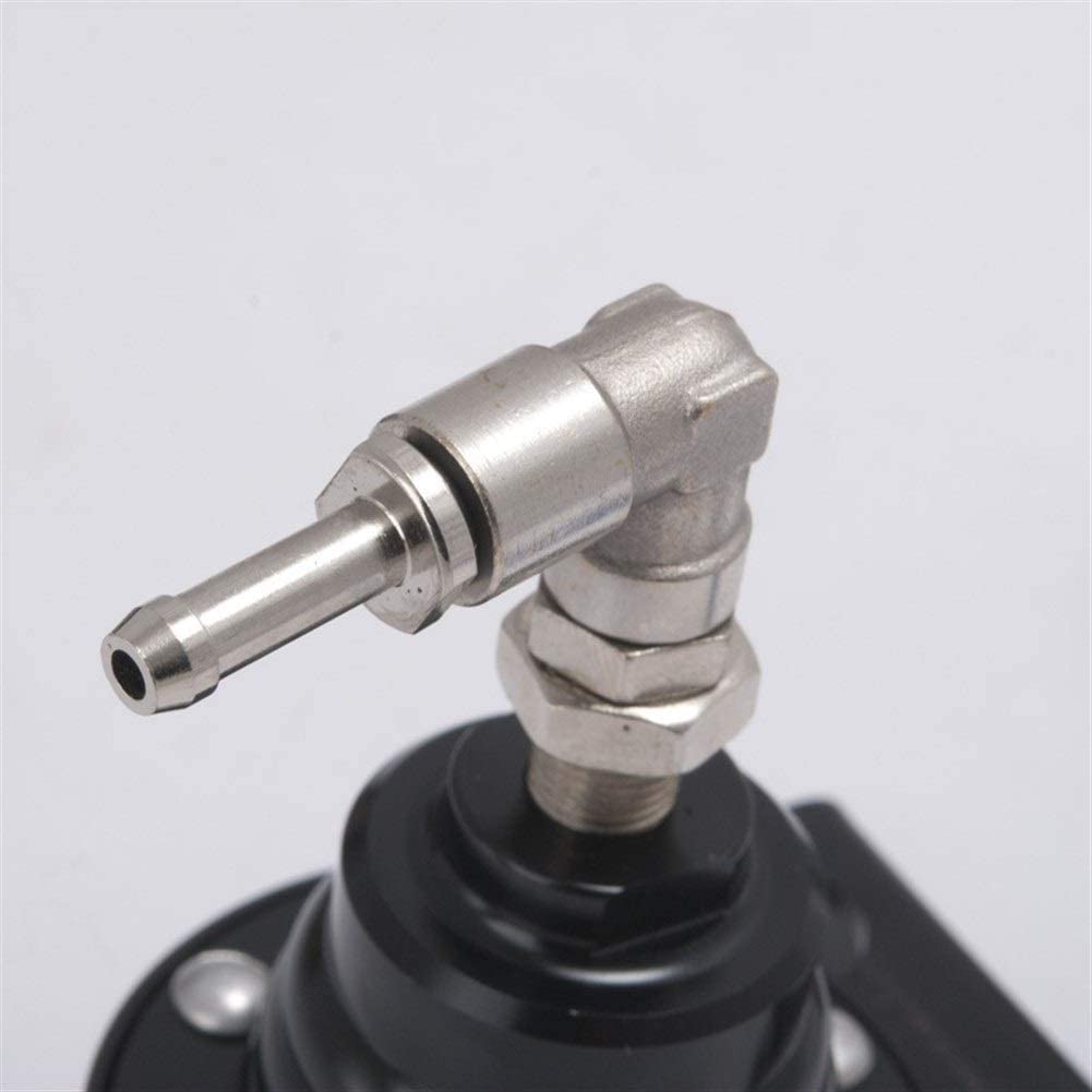 Universal Adjustable Fuel Pressure Regulator FPR 0-160 PSI for VW, JDM Turbo & Liquid Gauge - High Performance Fuel System Upgrade for Racing & Street Tuning (FPRT81S S.Y.MMYS)