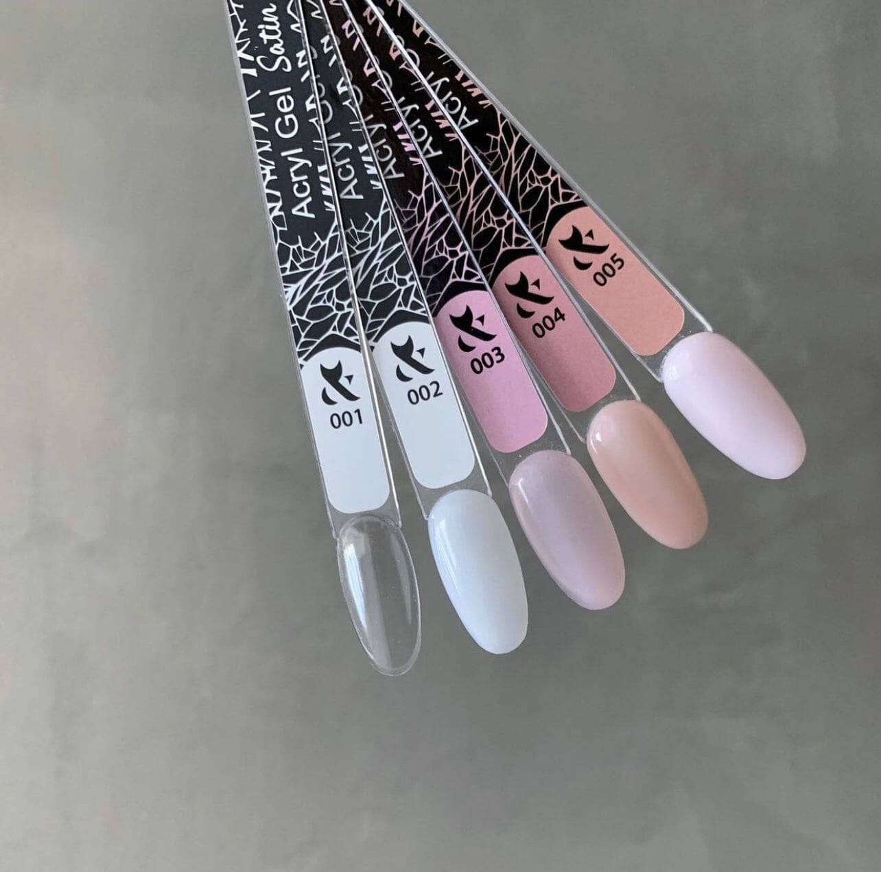 F.O.X Acryl Gel Satin 005 - 50ml Professional Nail Polish for Salon & Home Manicure - Long Lasting Shine & Chip-Resistant Finish - Perfect for Nail Art, Gel Extensions & DIY Nail Designs