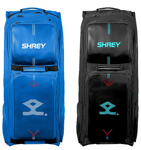Shrey Meta 150 Wheelie Cricket Kit Bag - Large Cricket Equipment Bag with Wheels for Easy Transport - Perfect for Cricket Practice, Matches & Travel