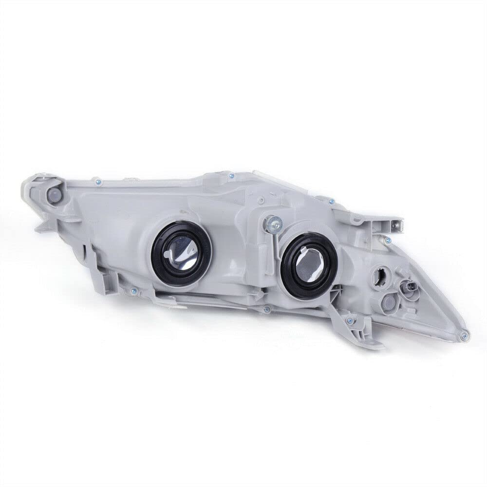2012-2014 Toyota Camry Driver Side Headlight Assembly - Chrome Projector Headlamp Replacement (Part #8115006470, 8111006470) for Improved Night Visibility & Safety Driving